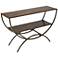 Harmony 38" Wide Distressed Wood and Metal Console Table