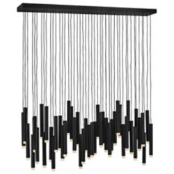 Harmony 48" Wide Black Chandelier by Hinkley Lighting