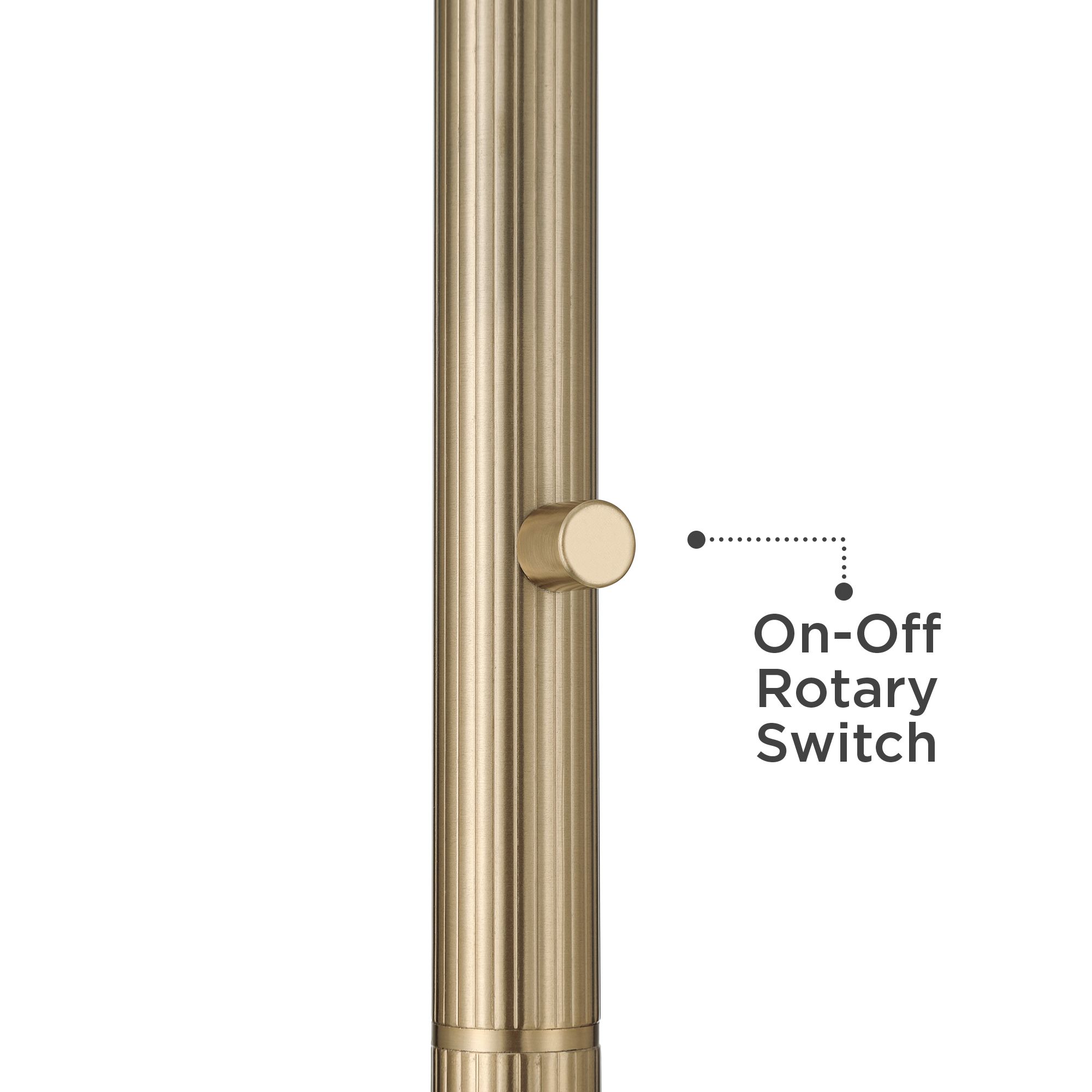 Image 5 Harmony 72" High Antique Brass and Cast Glass Torchiere Floor Lamp more views