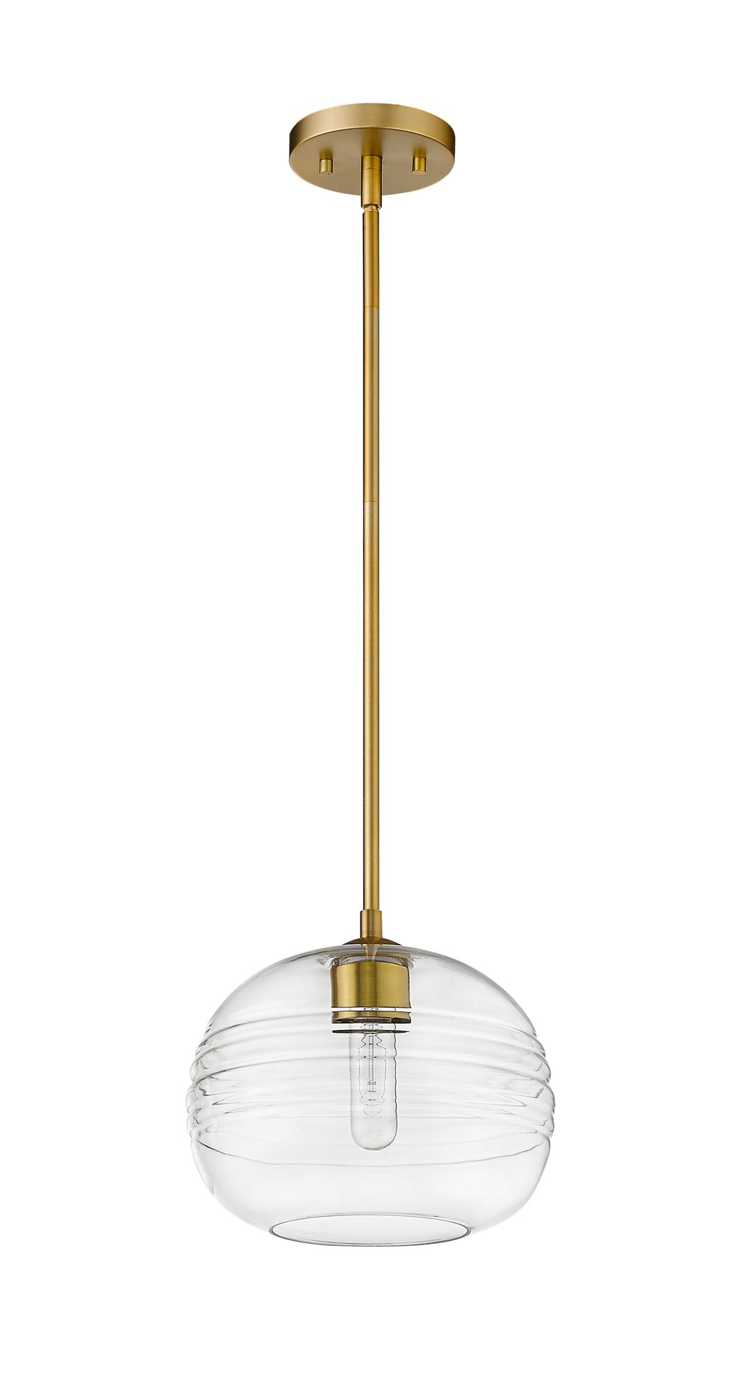 Harmony by Z-Lite Olde Brass 10 inch 1 Light Pendant