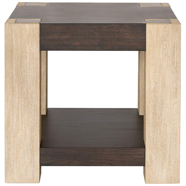 Image 1 Harmony Carbon Mindi And Blonde Acacia End Table
