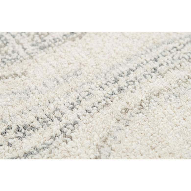 Image 5 Harmony HMY974 5'x7'6" Ivory and Gray Abstract Wool Area Rug more views