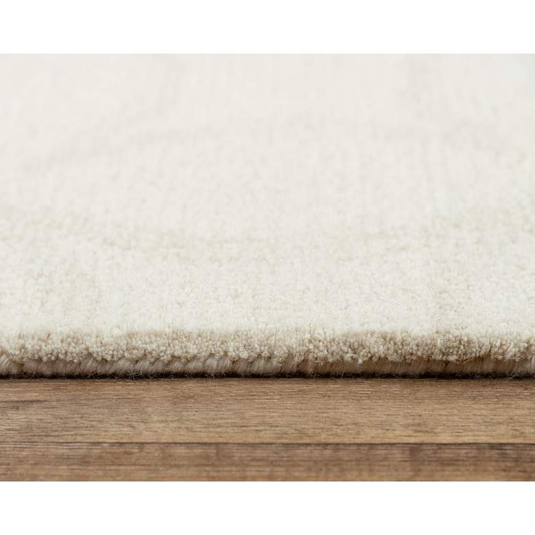 Image 4 Harmony HMY976 5'x7'6" Ivory Geometric Wool Area Rug more views