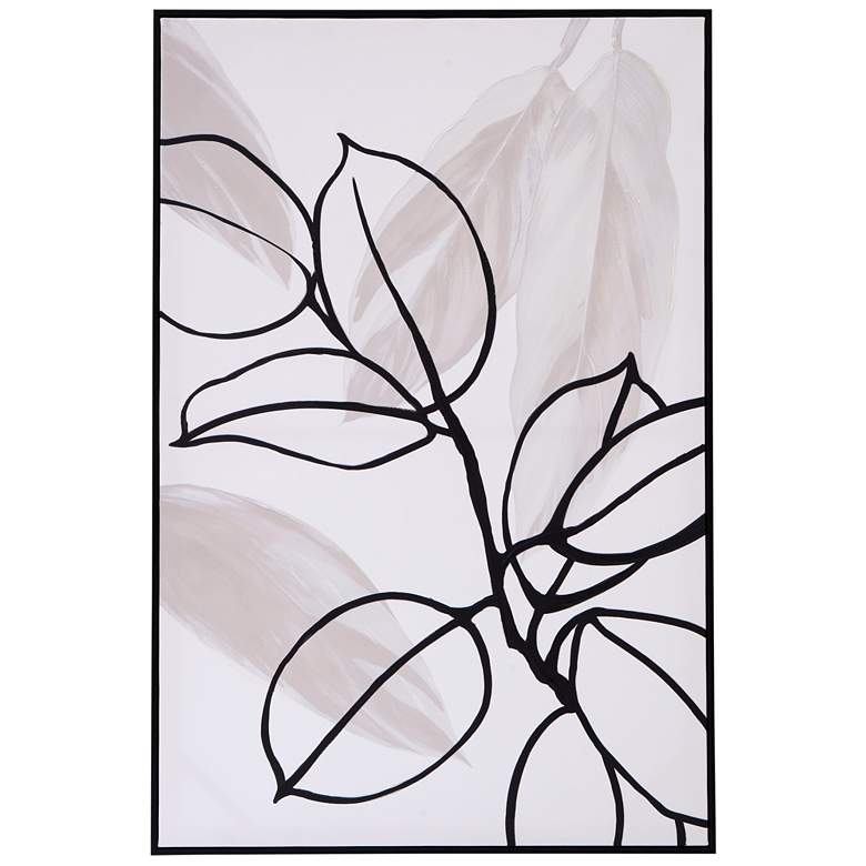Image 1 Harmony I Black Canvas Wall Art