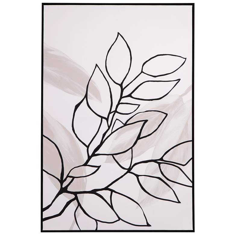 Image 1 Harmony II Black Canvas Wall Art