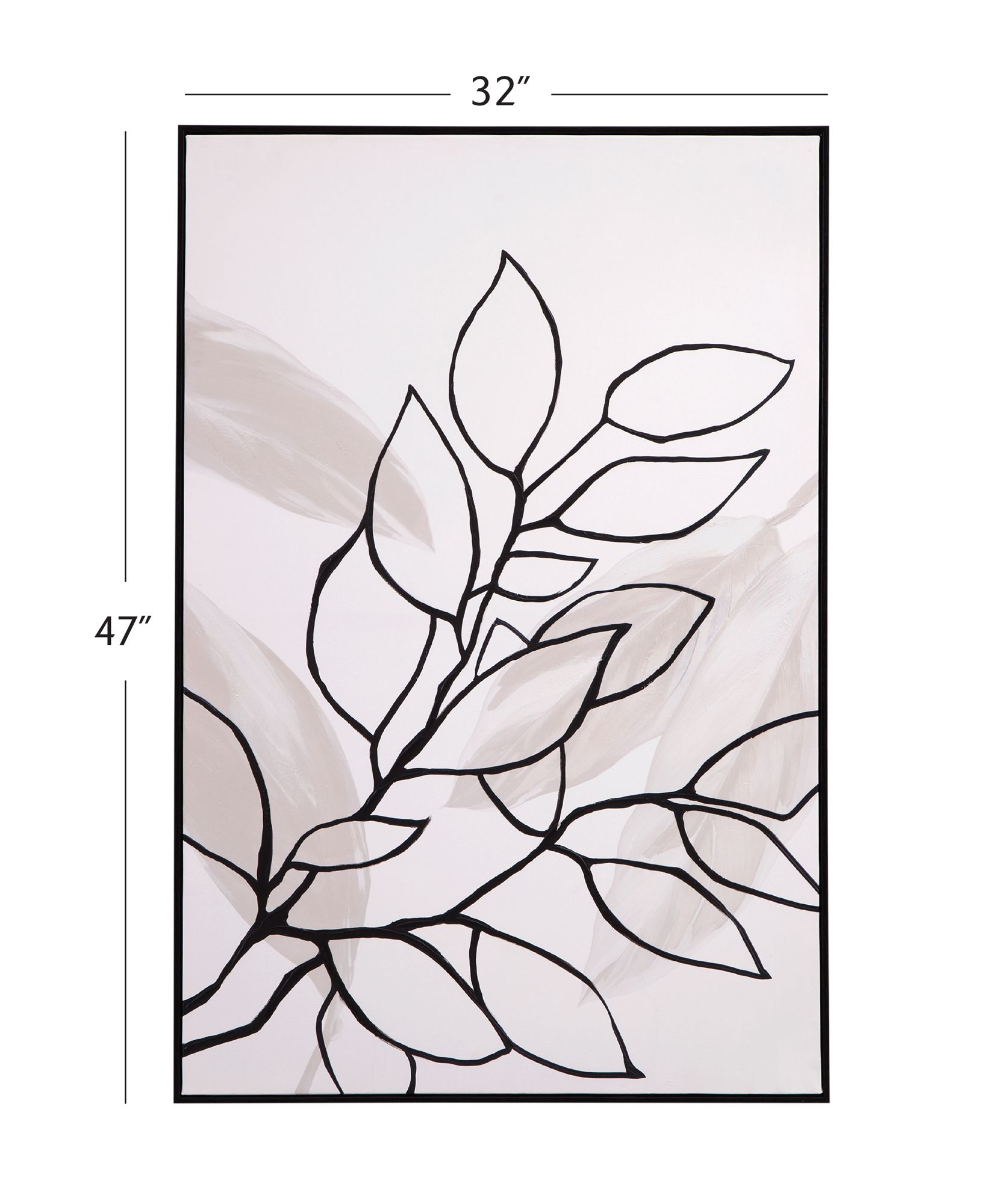 Image 6 Harmony II Black Canvas Wall Art more views