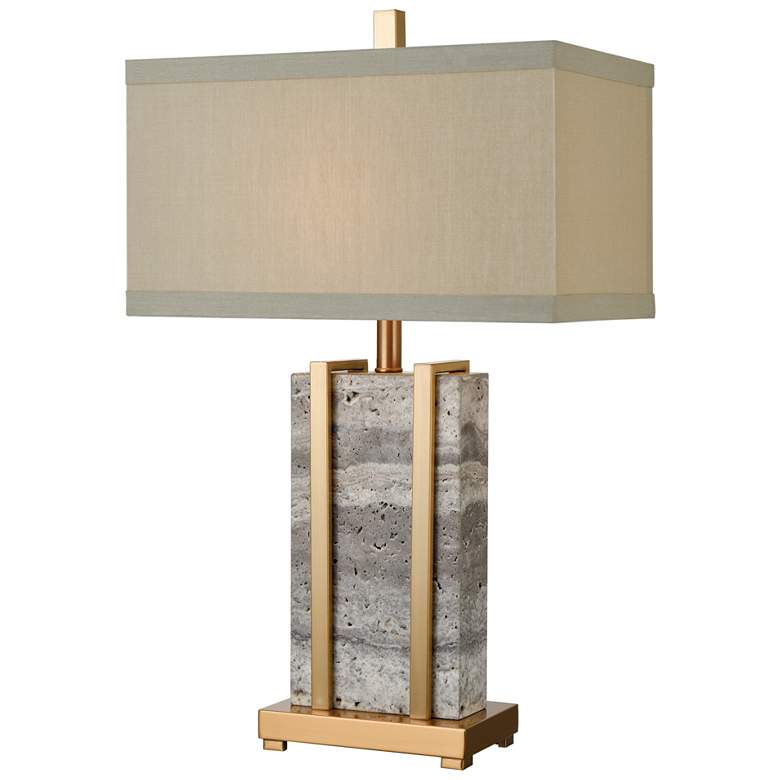 Image 1 Harnessed 29" High 1-Light Table Lamp - Cafe Bronze - Includes LED Bul