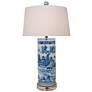 Harold Blue and White Chinoiserie Vase Table Lamp