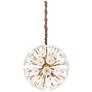 Harp & Finial Amelia 26" Wide Modern Gold Orb Chandelier