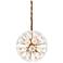 Harp & Finial Amelia 26" Wide Modern Gold Orb Chandelier