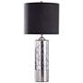 Thumbnail2 of Harp and Finial Marbella Chrome Metal and Glass Table Lamp