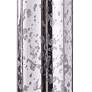 Thumbnail4 of Harp and Finial Marbella Chrome Metal and Glass Table Lamp more views