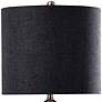 4_Harp and Finial Richmond 30" High Smoked Gray Glass Table Lamp more views