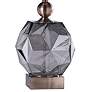 5_Harp and Finial Richmond 30" High Smoked Gray Glass Table Lamp more views