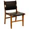 Harp & Finial 33.5" High Black Natural Dining Chair