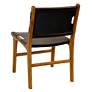3_Harp & Finial 33.5" High Black Natural Dining Chair more views