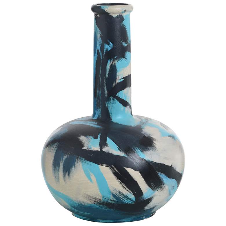 Image 1 Harp & Finial Bala Vase Multi Color Finish on Ceramic