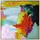 Harp & Finial Vivid Canvas Art Hand Painted Abstract 2 Inch Gallery Wrap