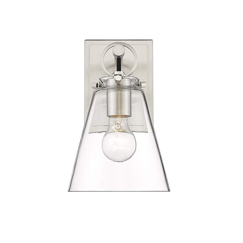 Image 5 Harper 10 1/2" High Brushed Nickel Wall Sconce more views