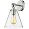 Harper 12 1/4" High Brushed Nickel Wall Sconce
