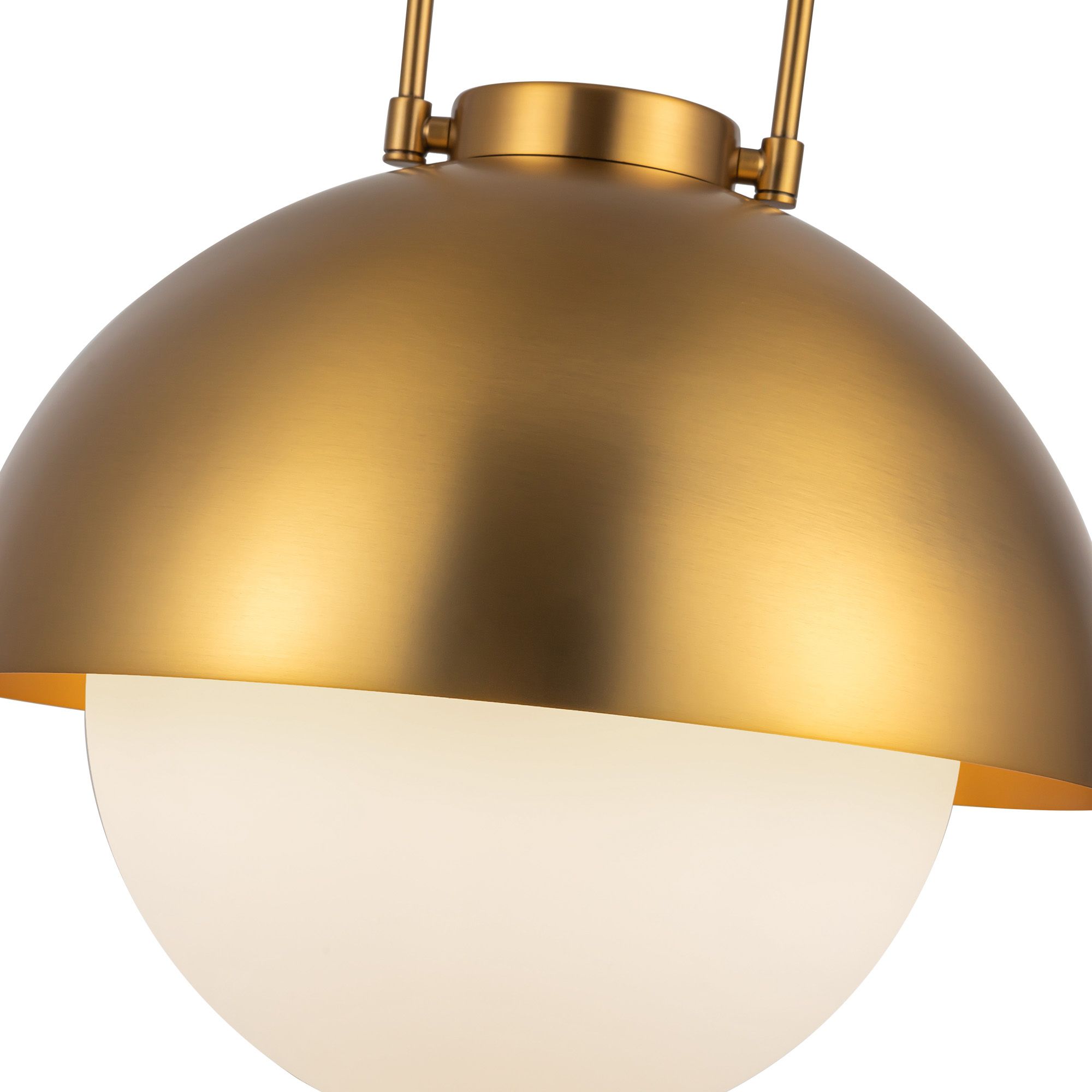 Image 5 Harper 15 3/4" Wide Aged Gold Pendant Light more views