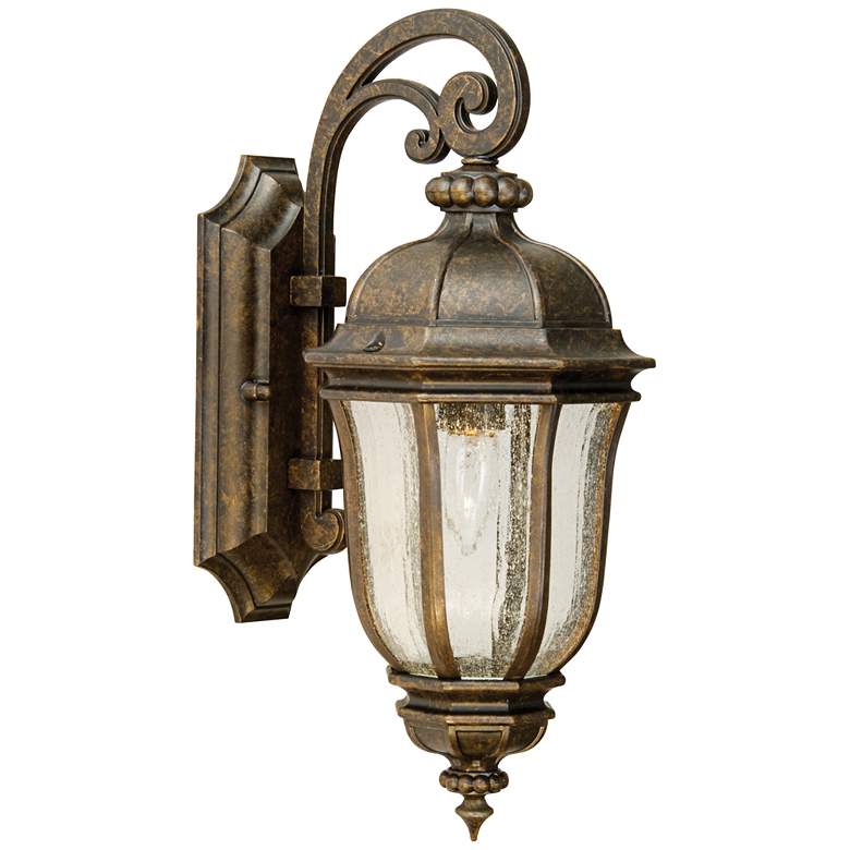 Image 2 Harper 18" High Peruvian Bronze Traditional Outdoor Wall Light
