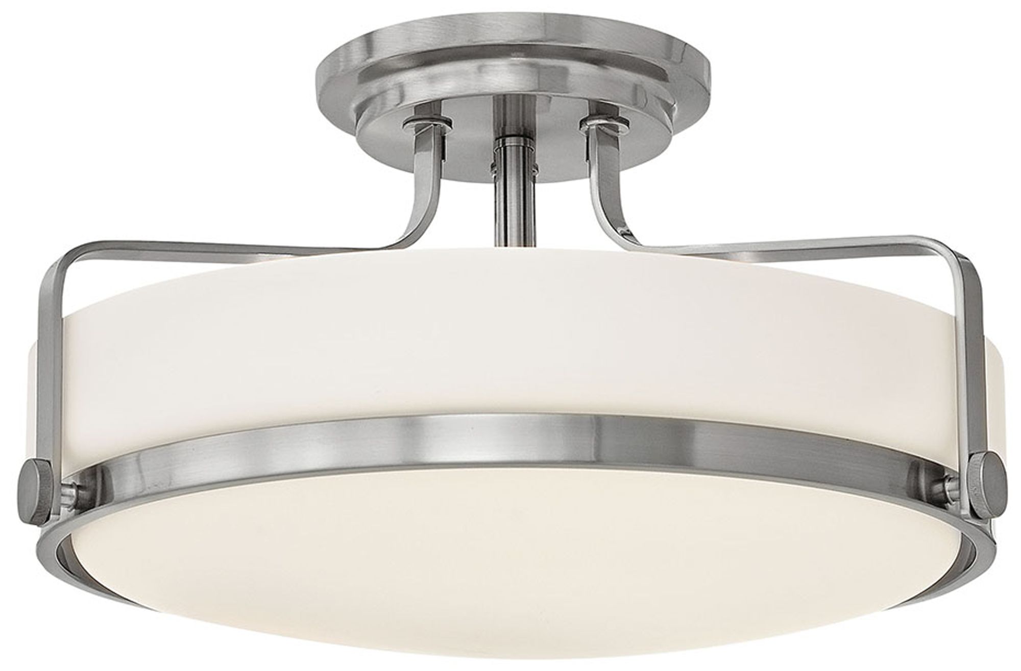 Image Harper 18" Wide Nickel 48W Ceiling Light by Hinkley Lighting