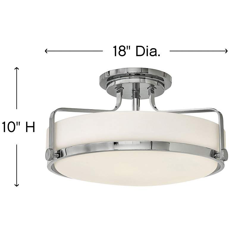 Image 3 Harper 18"W Chrome 100W Ceiling Light by Hinkley Lighting more views
