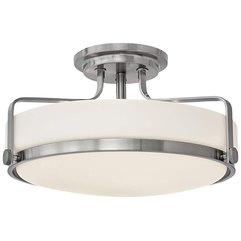 Image 2 Harper 18"W Nickel 100W Ceiling Light by Hinkley Lighting more views