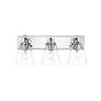 6_Harper 23" Wide Chrome Steel 3-Light Vanity Bath Light more views