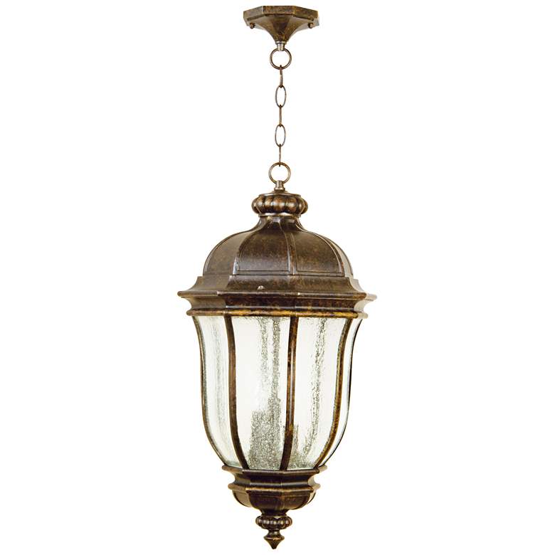 Image 1 Harper 24 1/4 inch High Bronze Traditional Outdoor Hanging Light