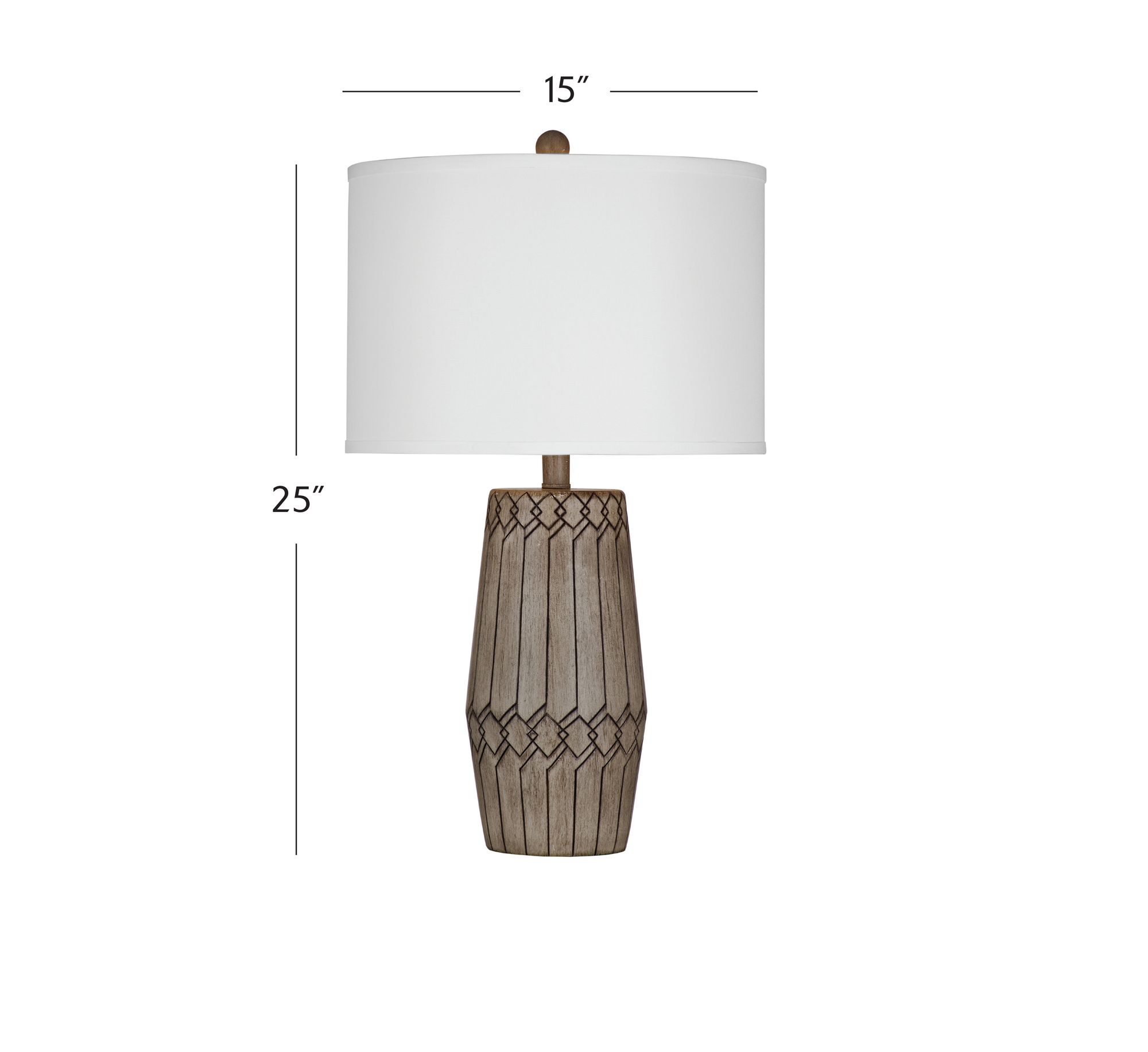 Image 3 Harper 25" High Brown Table Lamp more views