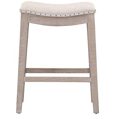 Harper 26 1/2" Bisque French Linen Counter Stool