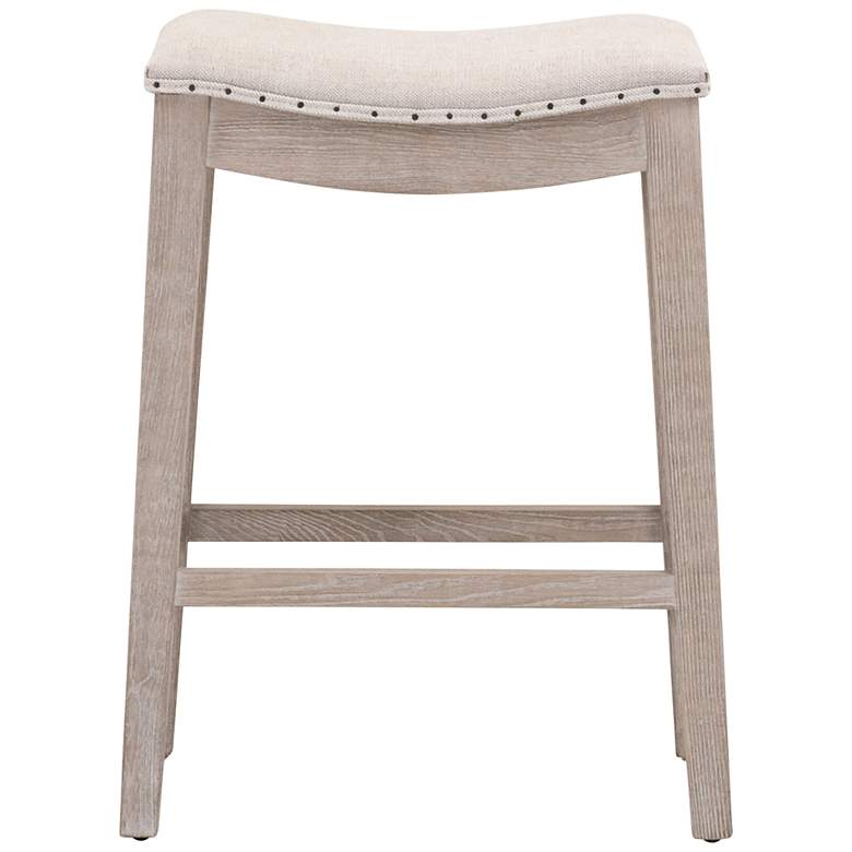 Image 1 Harper 26 1/2" Bisque French Linen Counter Stool