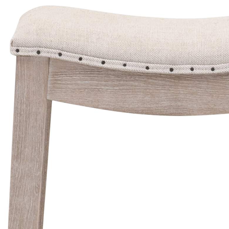 Image 2 Harper 26 1/2" Bisque French Linen Counter Stool more views