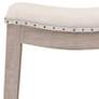 2_Harper 26 1/2" Bisque French Linen Counter Stool more views