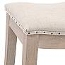 3_Harper 26 1/2" Bisque French Linen Counter Stool more views