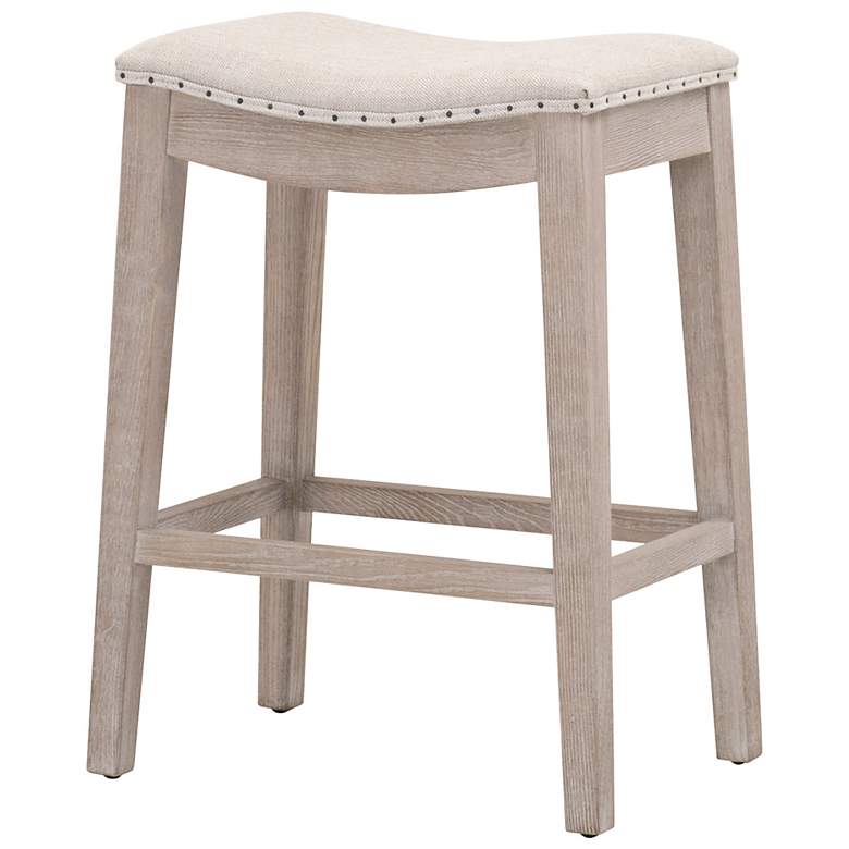 Image 5 Harper 26 1/2" Bisque French Linen Counter Stool more views