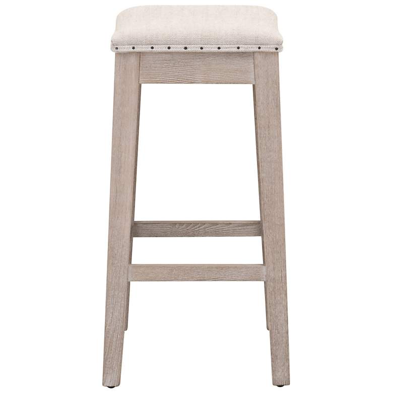 Image 6 Harper 26 1/2" Bisque French Linen Counter Stool more views