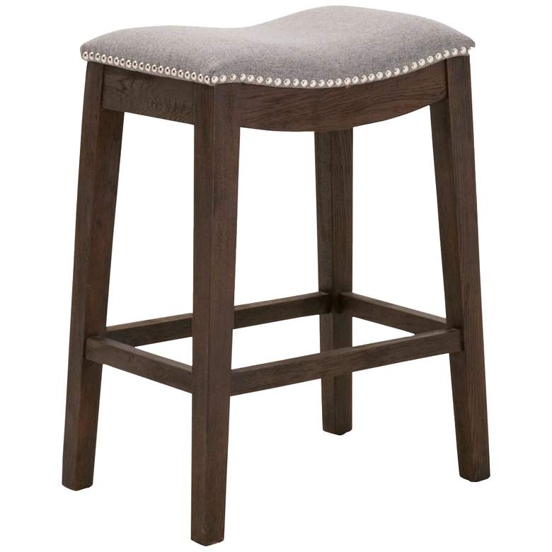 Image 1 Harper 26 1/2 inch Earl Gray and Rustic Java Counter Stool