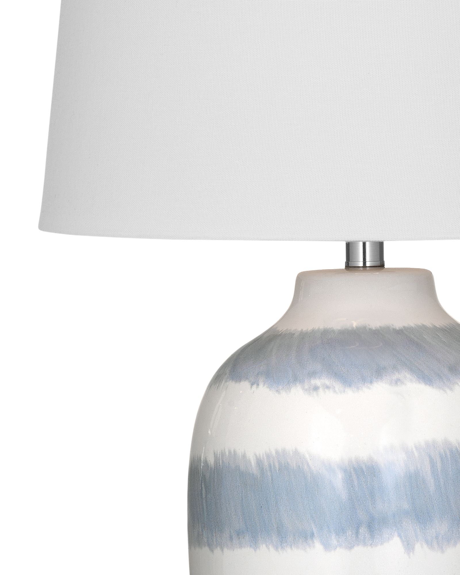Image 2 Harper 28" High Cream And Blue Table Lamp more views