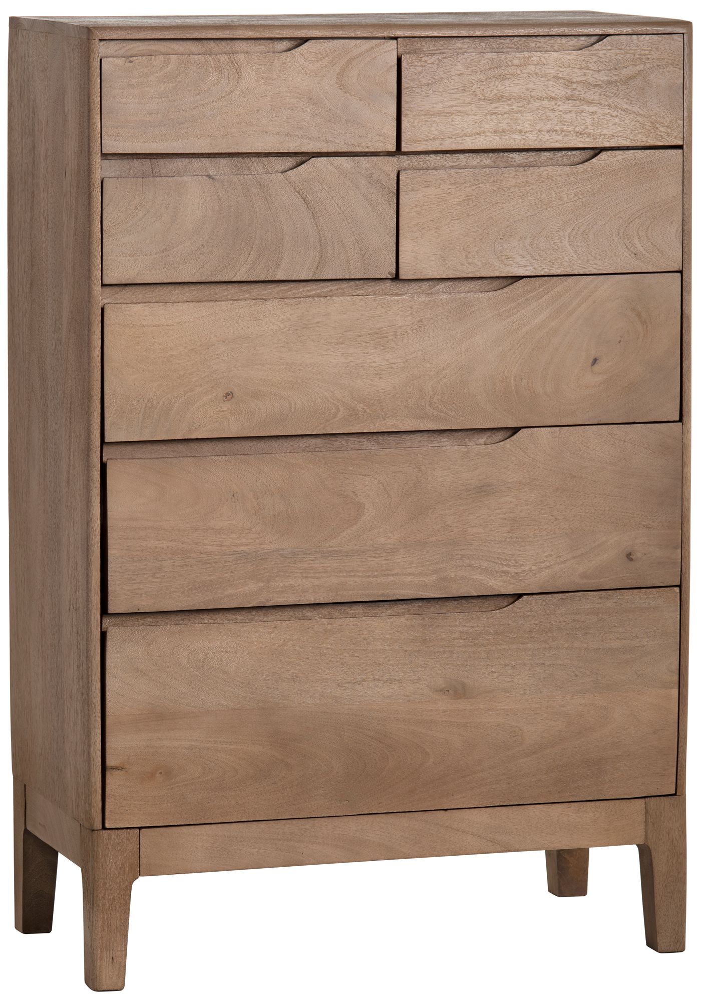 Image Harper 31 1/2" Wide Brown Mango Wood 7-Drawer Chest