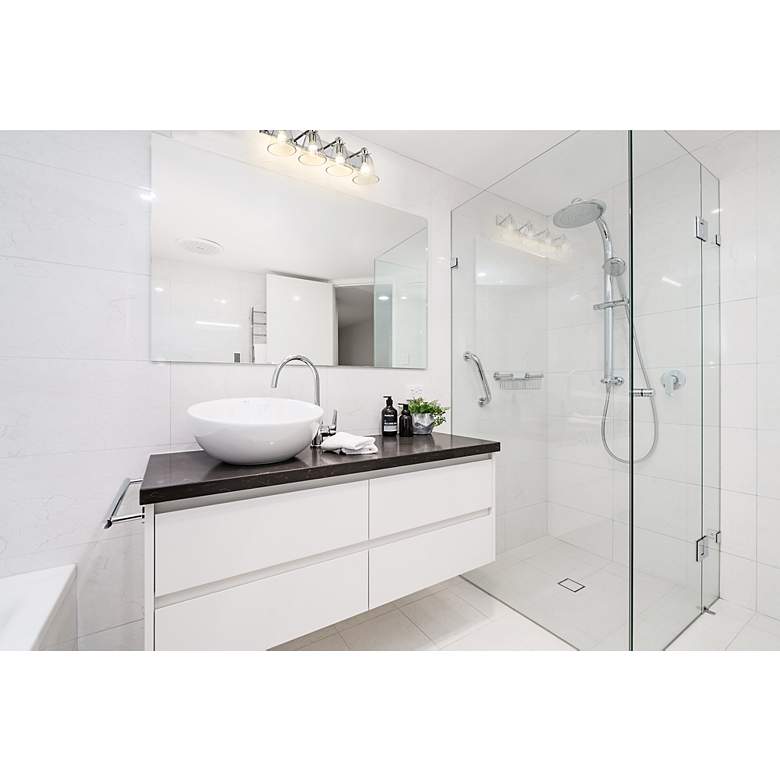 Image 3 Harper 31 1/4" Wide Chrome 4-Light Vanity Bath Light more views