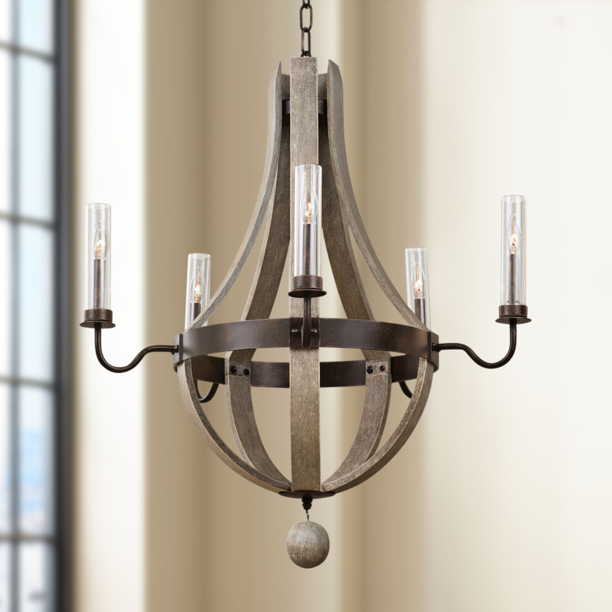 harper 5 light chandelier