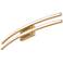 Harper 36" LED Vanity - Satin Brass Finish