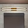 1_Harper 36" LED Vanity - Satin Brass Finish