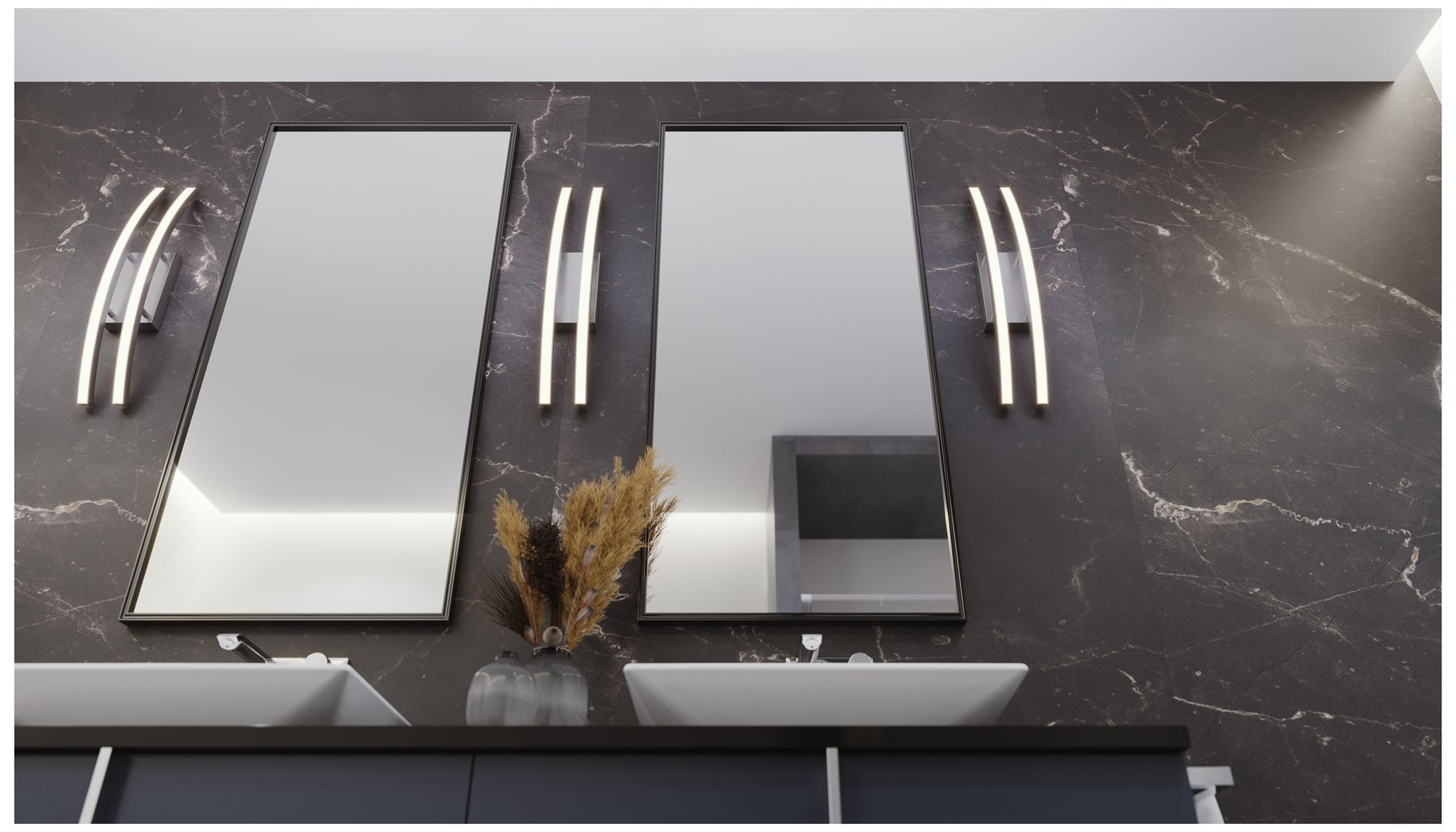 Image 2 Harper 36" LED Vanity - Satin Nickel Finish more views