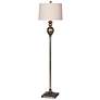 2_Harper 61" High Traditional Antique Gold Leaf Textured Urn Floor Lamp