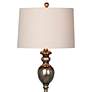 4_Harper 61" High Traditional Antique Gold Leaf Textured Urn Floor Lamp more views