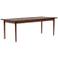 Harper 84" Wide Toasted Walnut Wood Extension Dining Table